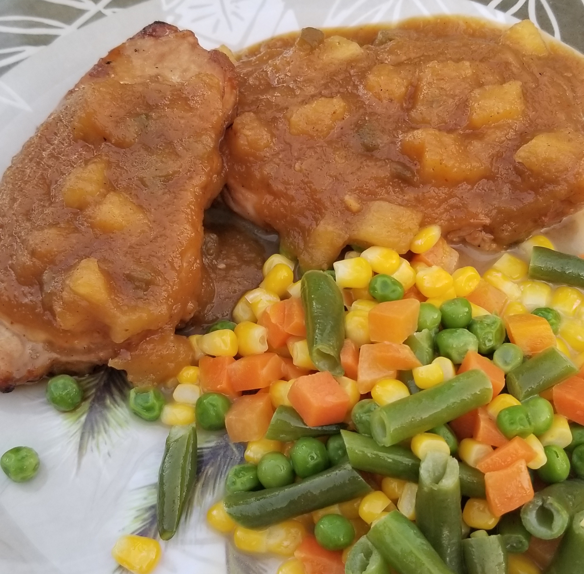 Tropical Grilled Pork Chops