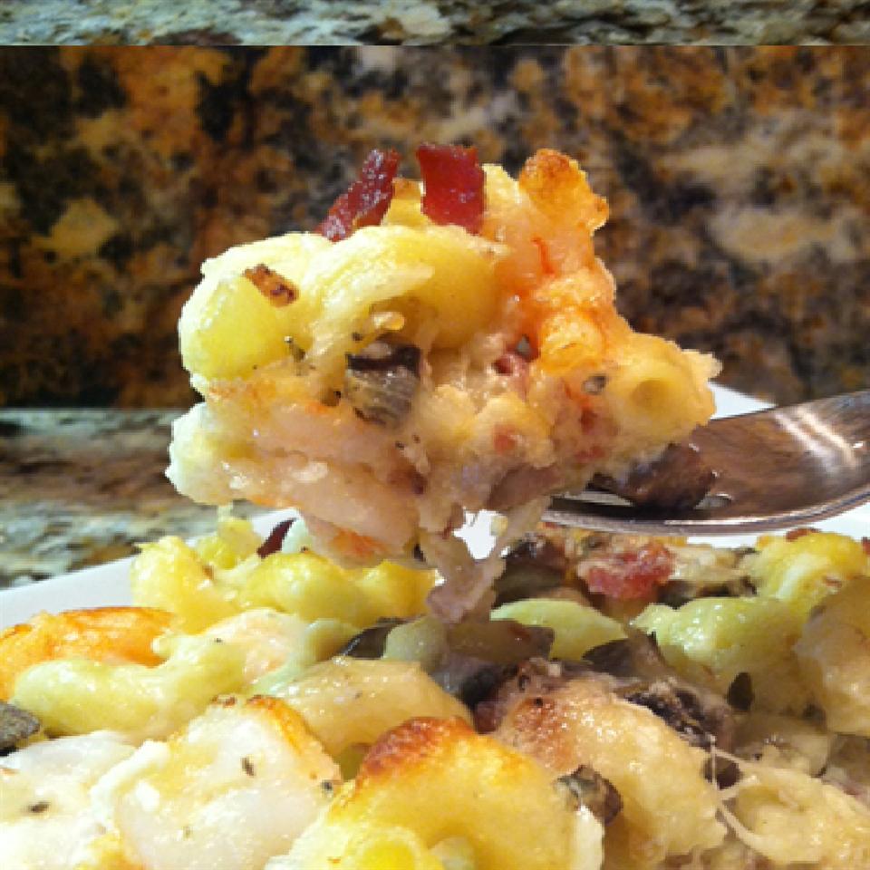 Truffle Macaroni and Cheese with Shrimp
