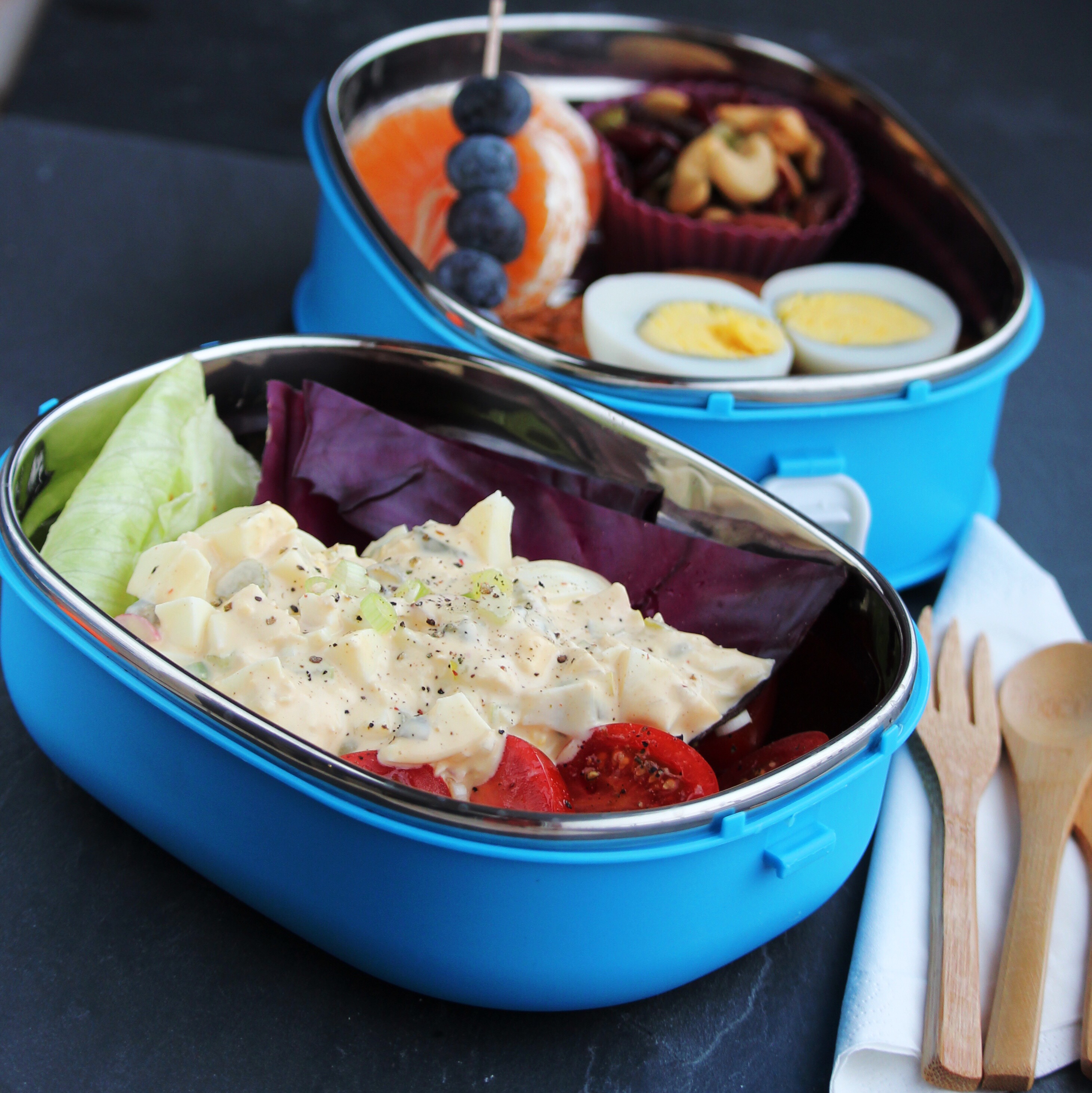 Tuna Egg Salad Bento Box