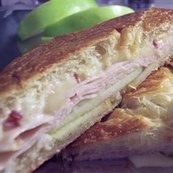 Turkey and Brie Croissant with Cranberry-Orange Aioli