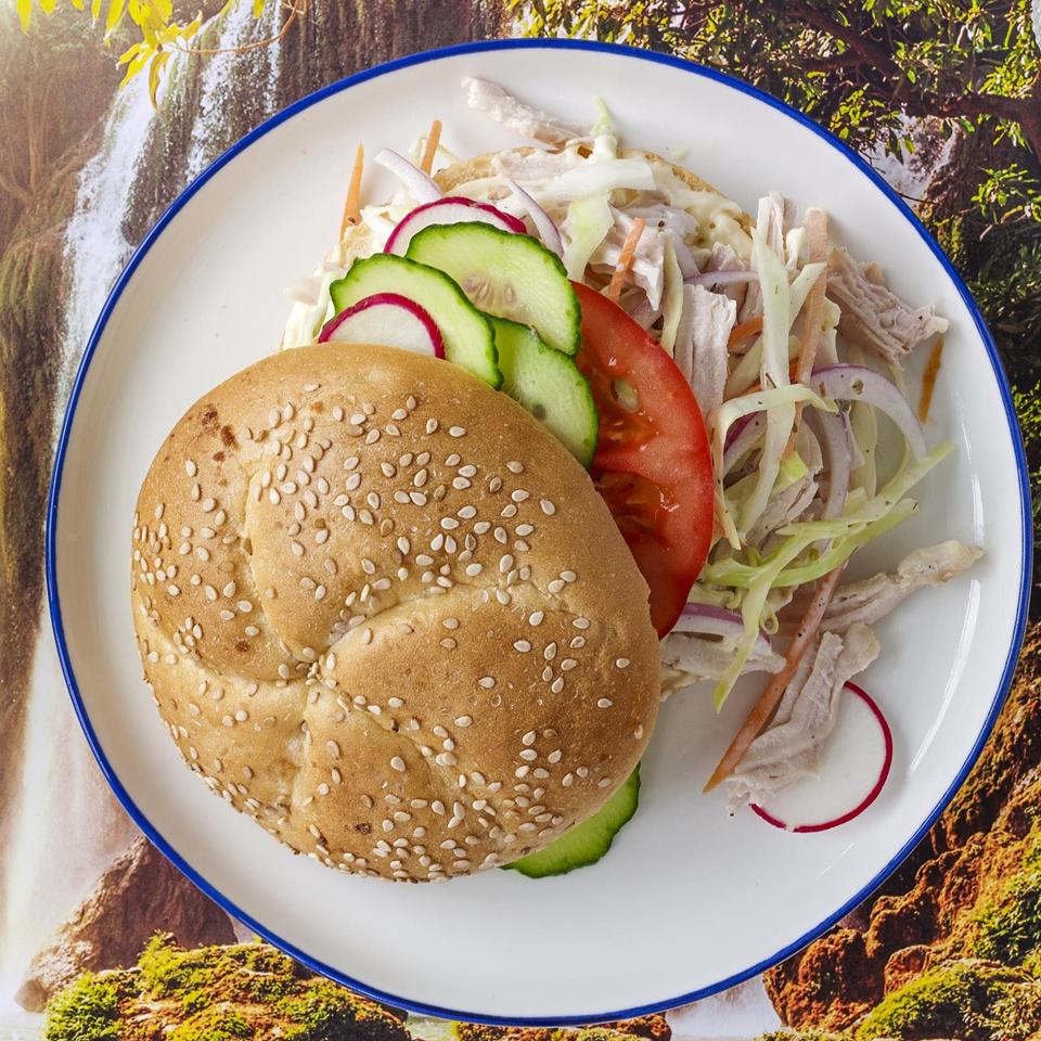 Turkey-Curtido Sandwiches