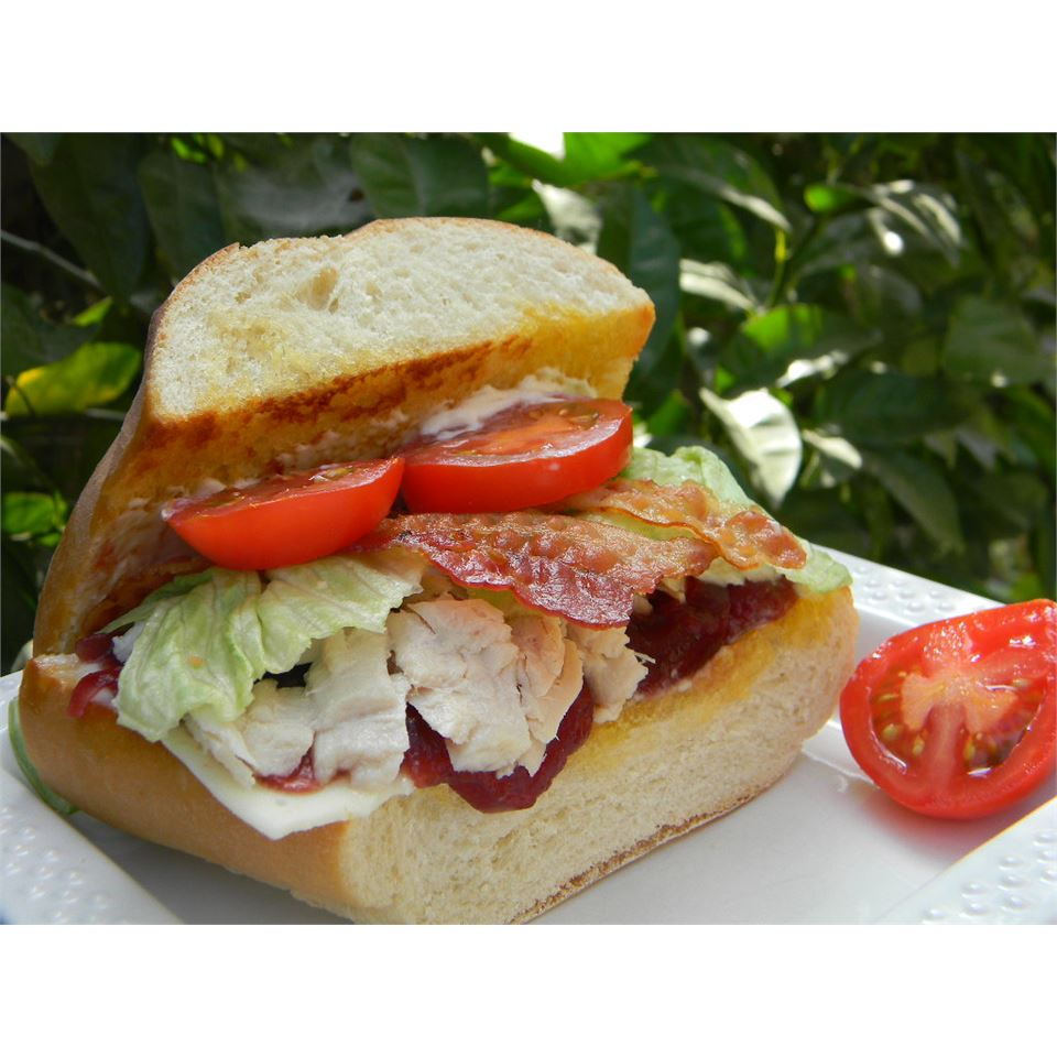 Turkey Sandwiches with Cranberry Sauce