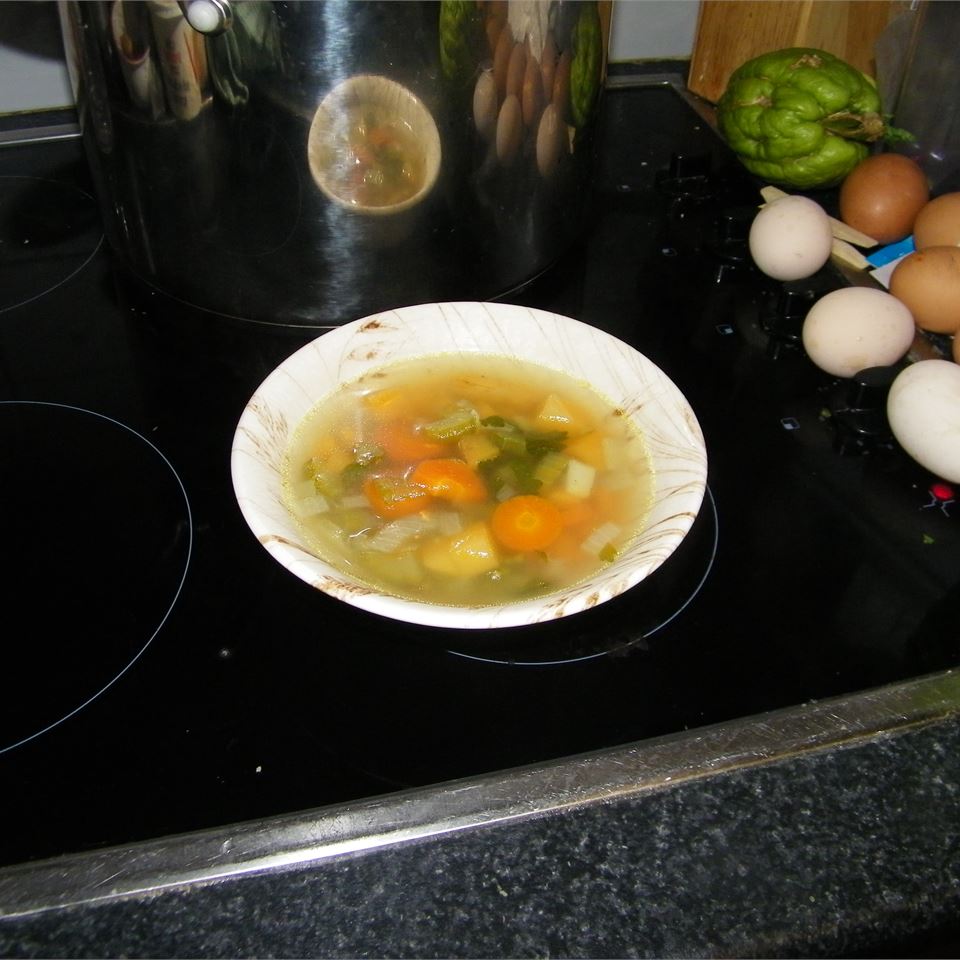 Turkey Soup with Root Vegetables