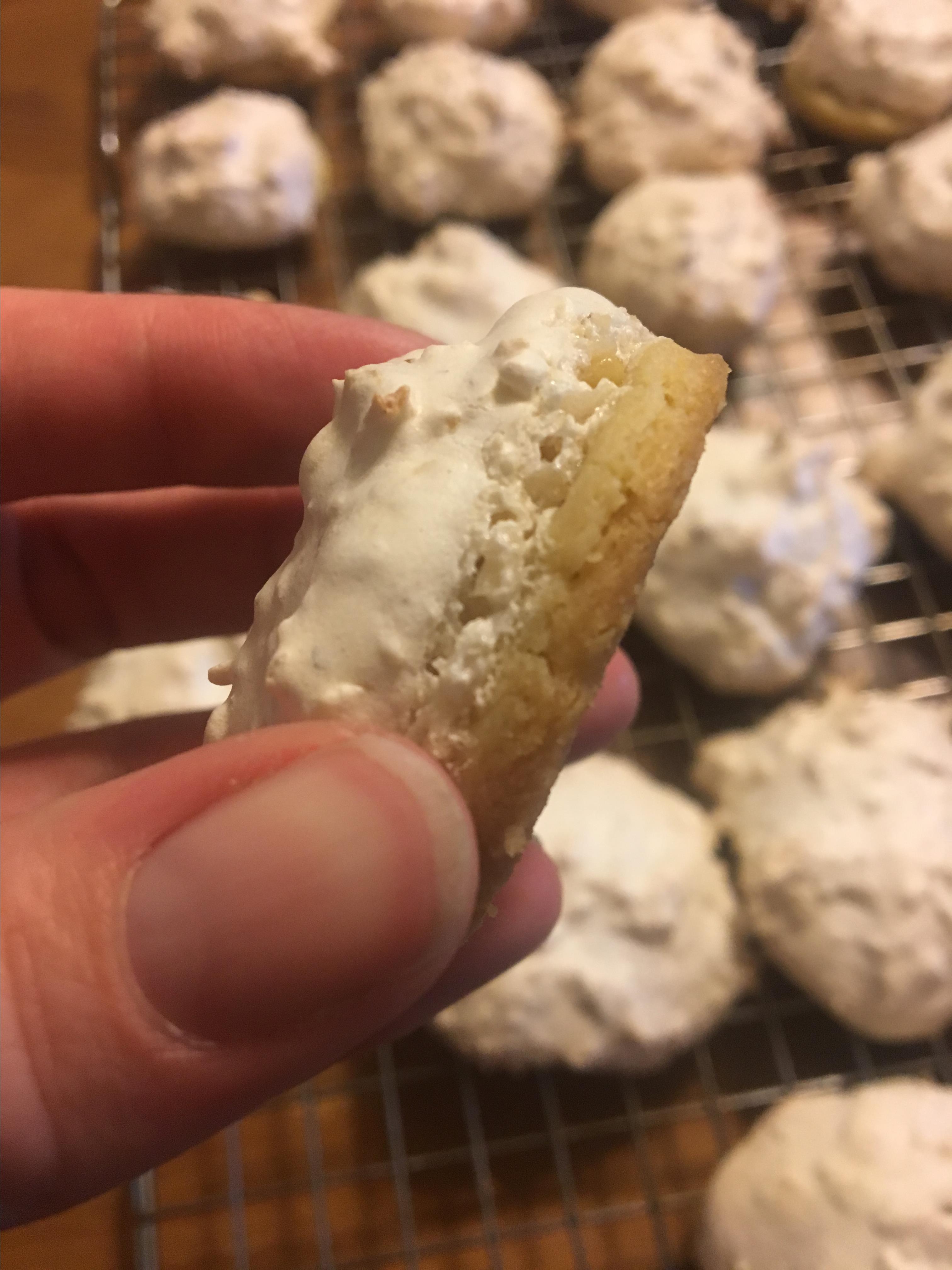 Ukrainian Snow Cap Cookies