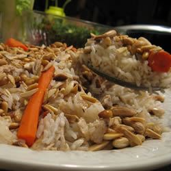 Upside Down Chicken Rice