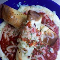 Veal, Chicken and Beef Canelloni