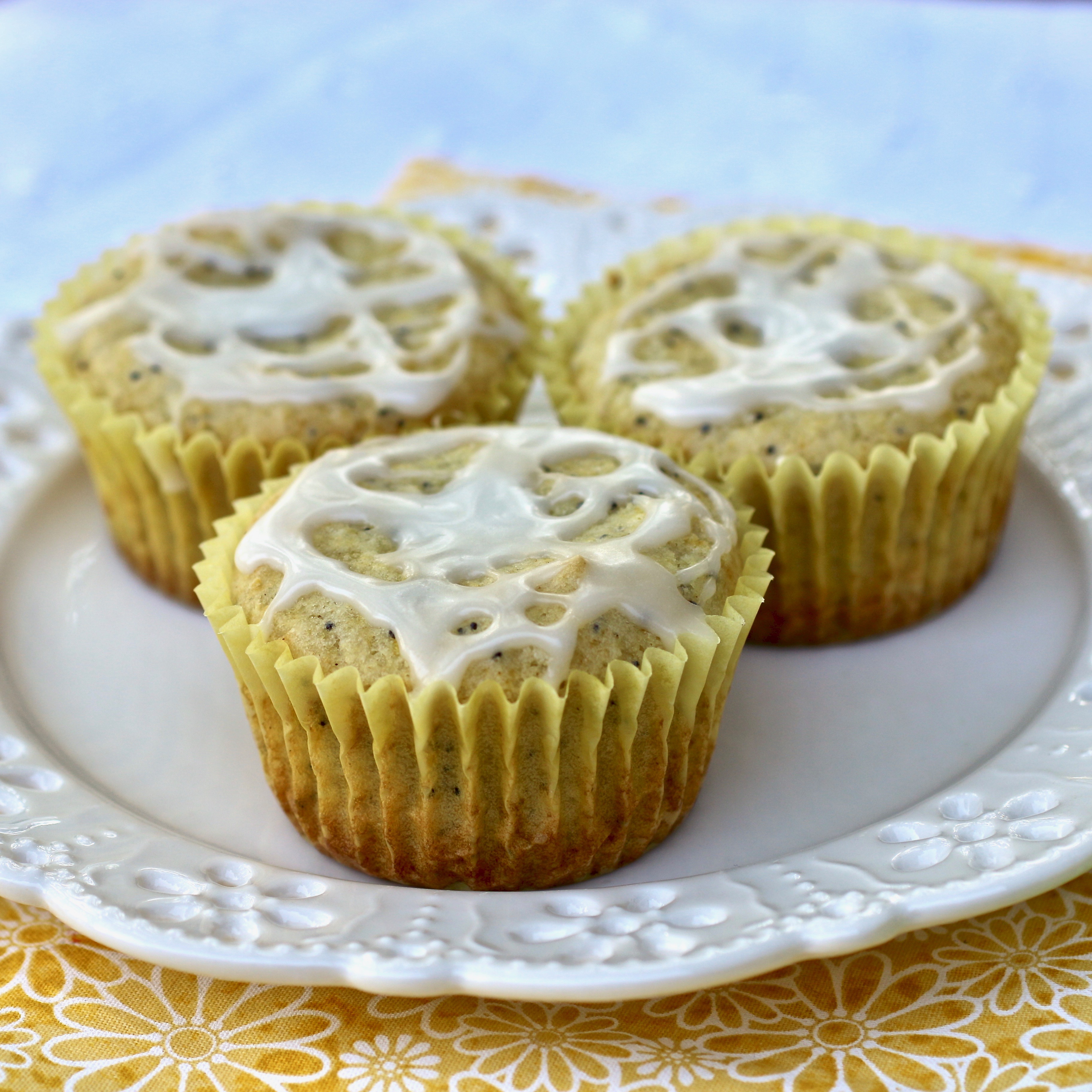 Vegan and Gluten-Free Lemon Poppy Seed Muffins