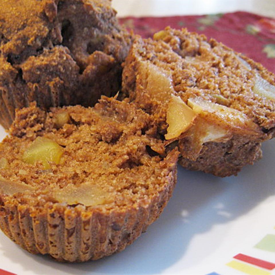 Vegan Apple-Nut Muffins (Gluten Free)