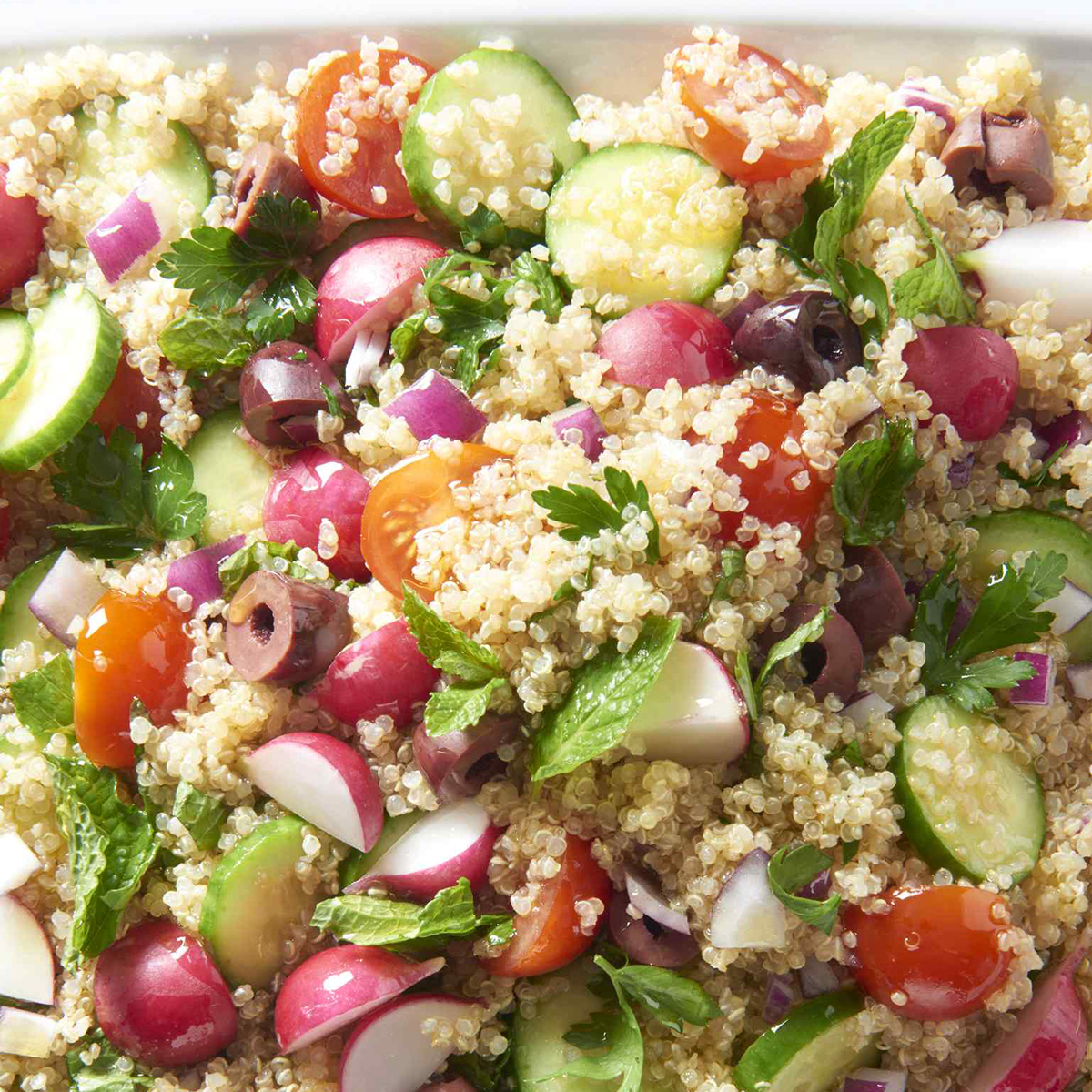 Vegan Mediterranean Quinoa Salad