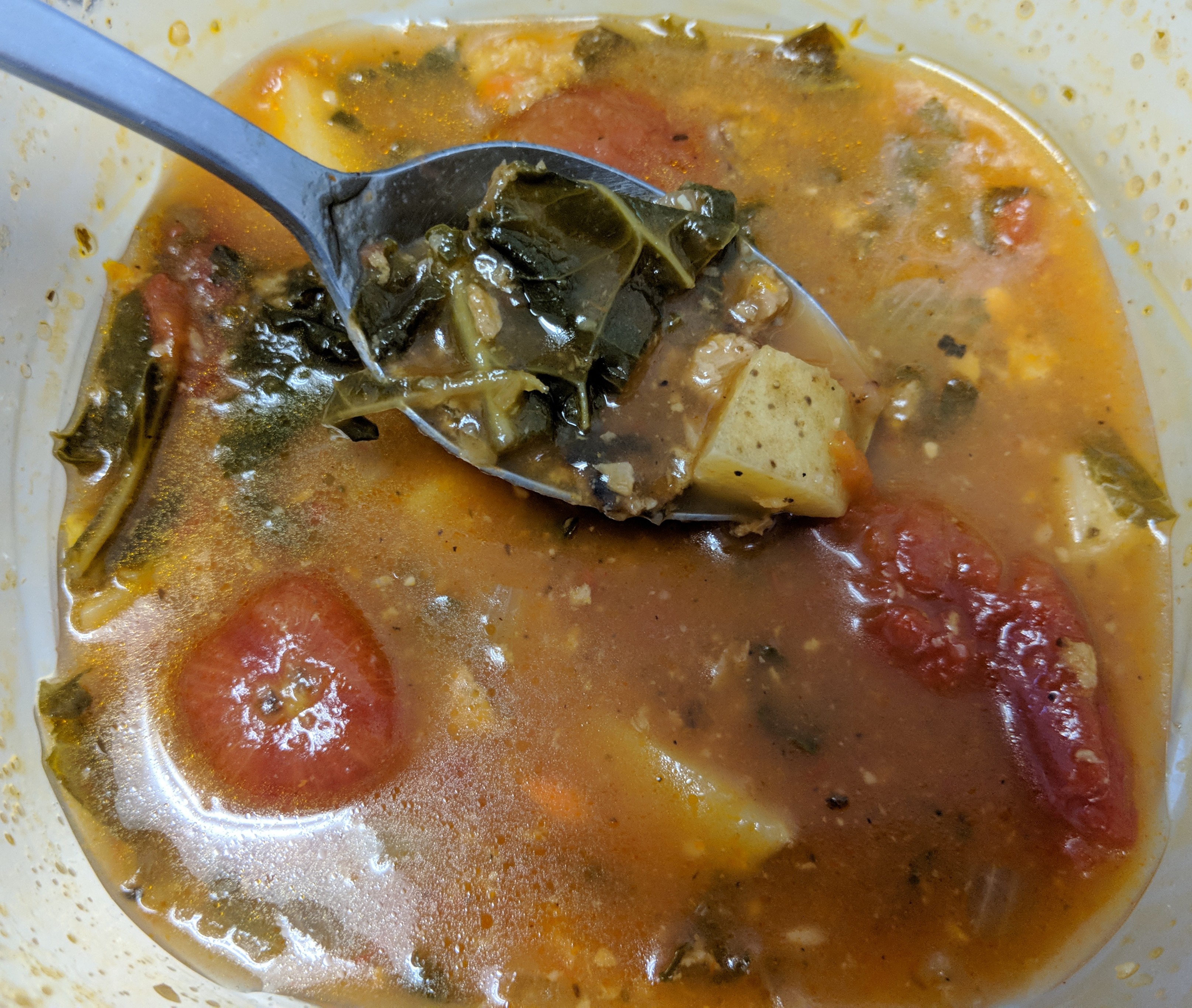 Vegan Portuguese Kale Soup