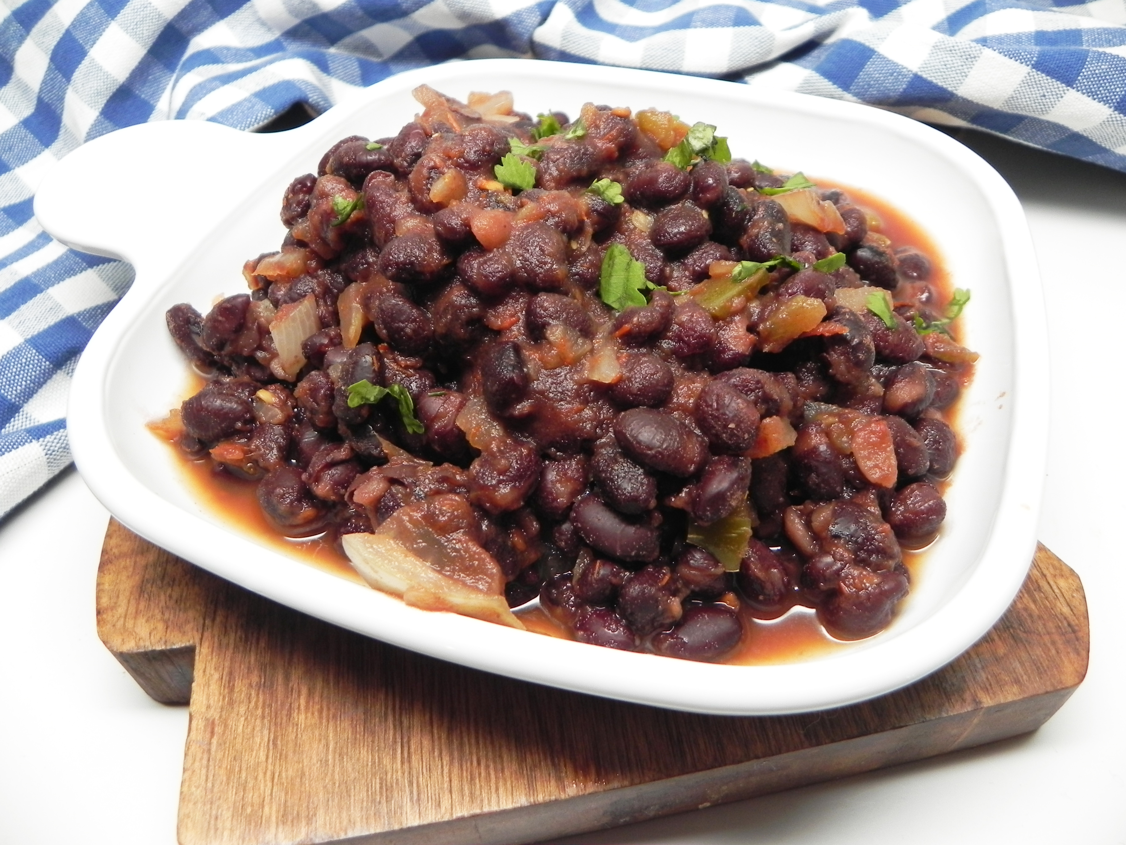 Vegan Spiced Black Beans for a Crowd