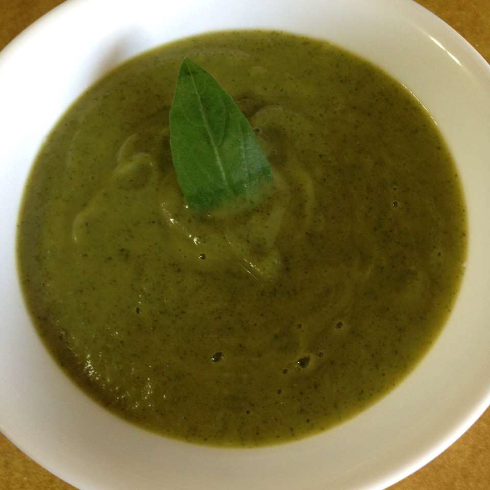 Vegan Zucchini Soup with Basil