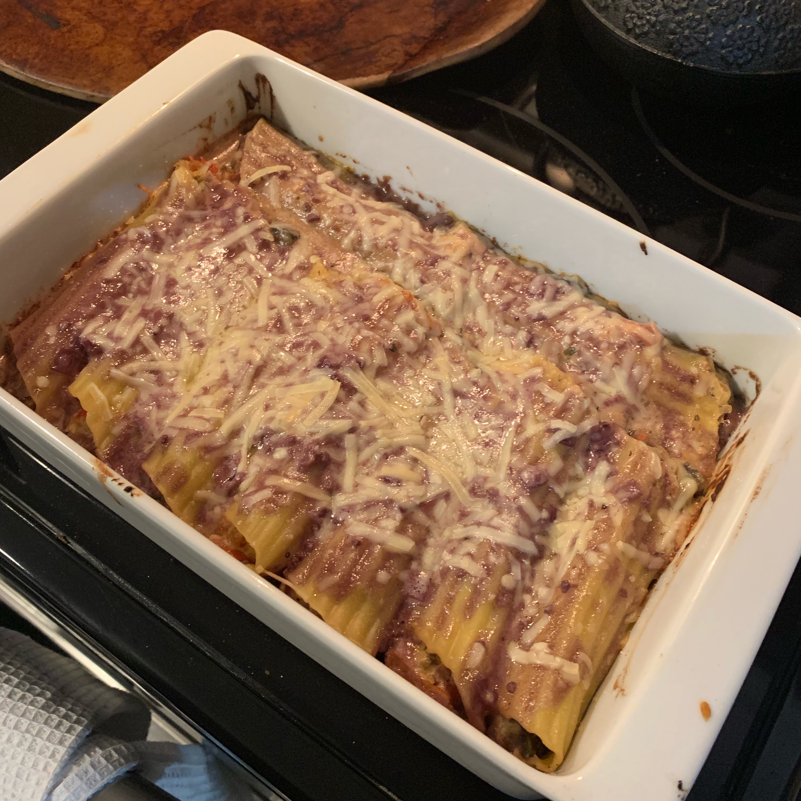 Vegetable Stuffed Cannelloni