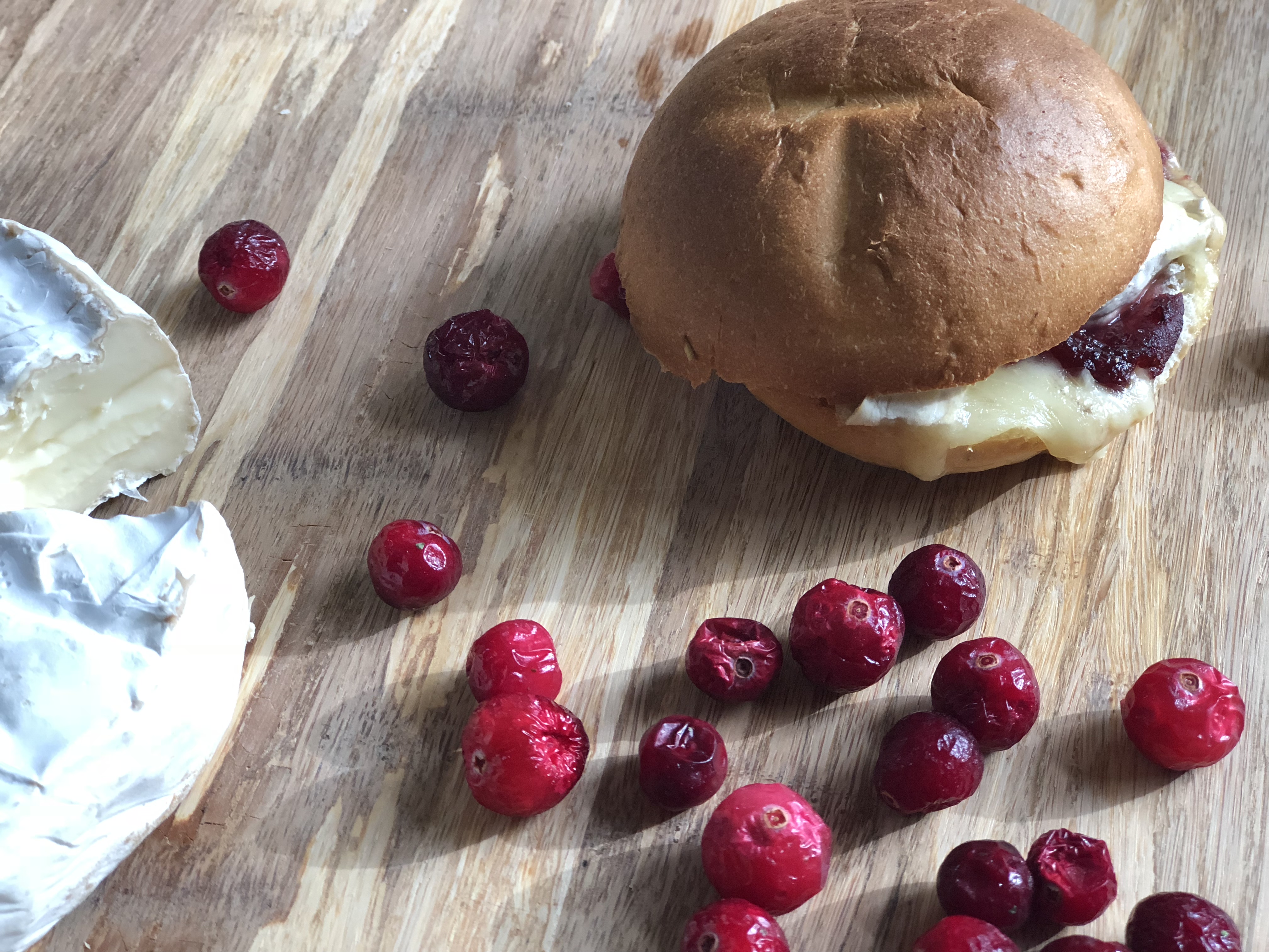Vegetarian Brie and Cranberry Paninis for 2