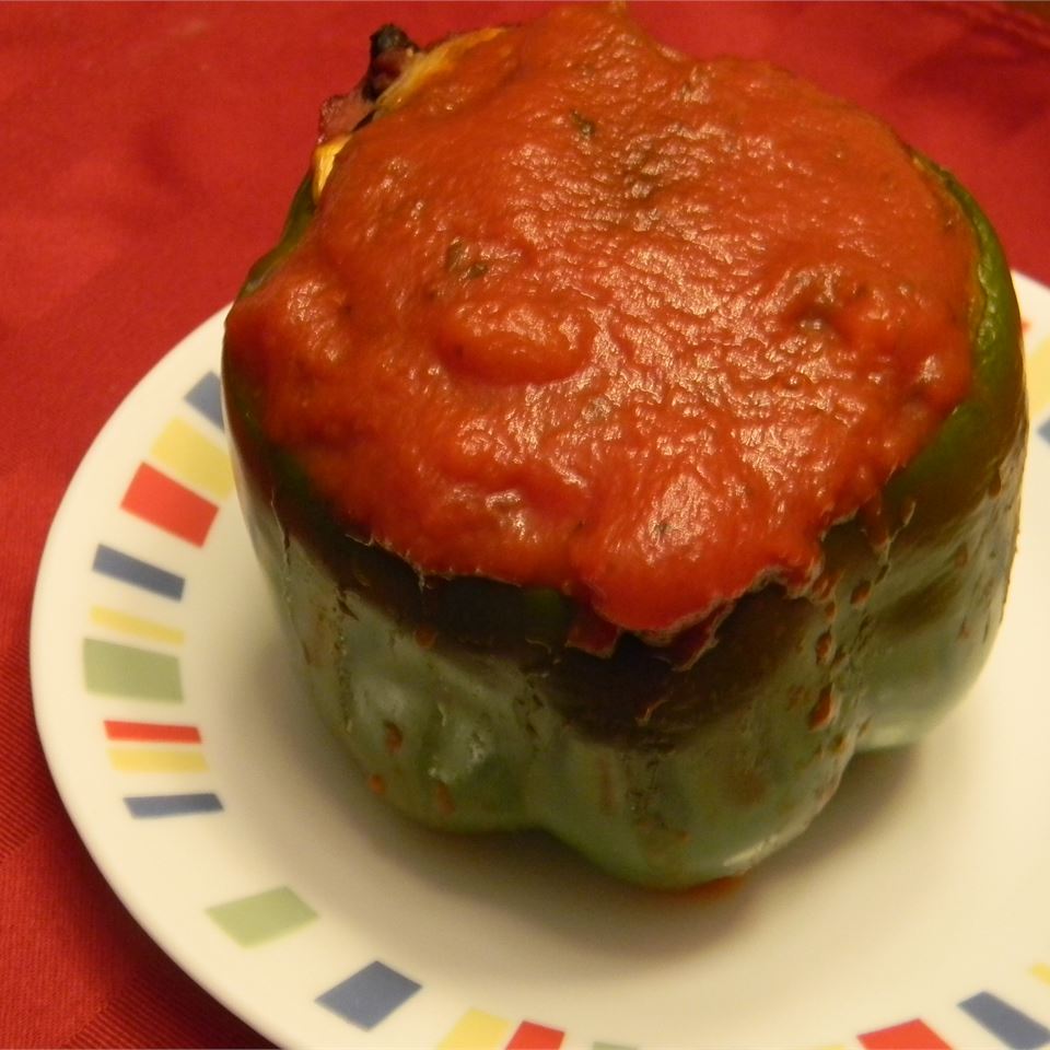 Vegetarian Stuffed Green Peppers