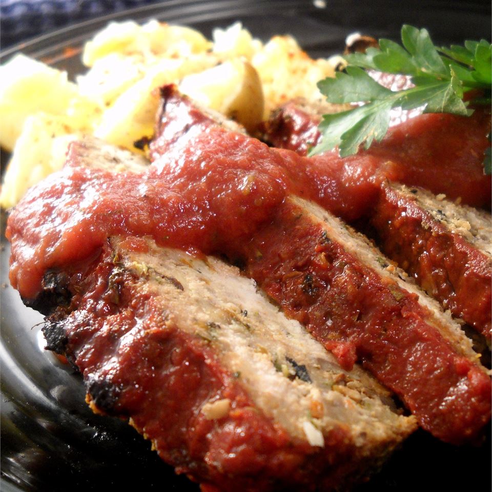Veggie Turkey Meatloaf with Tangy Balsamic Glaze