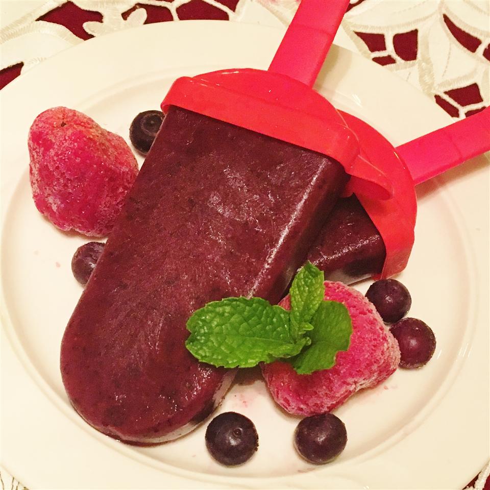 Very Berry And Soy Delicious Ice Pops