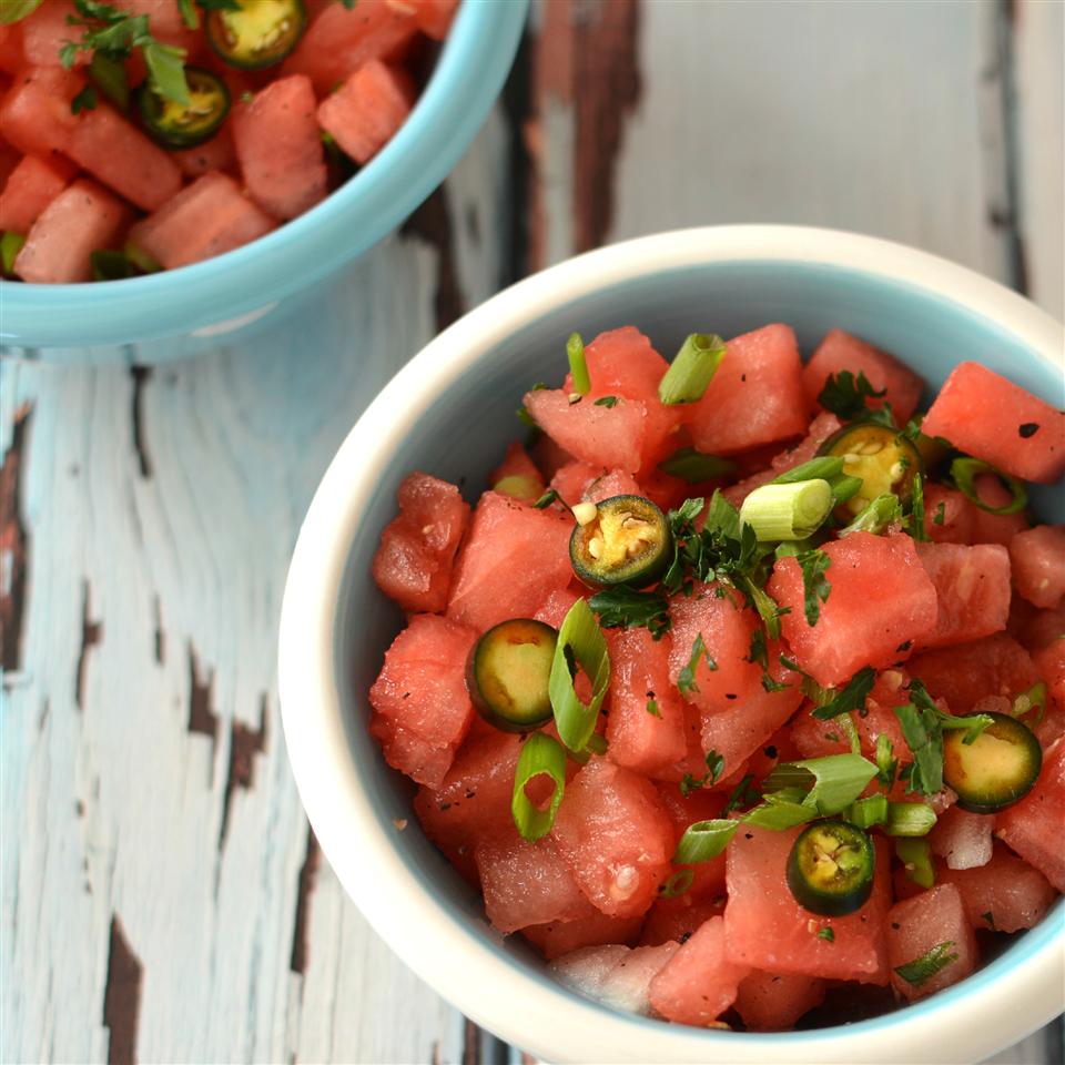 Warm Watermelon Salad