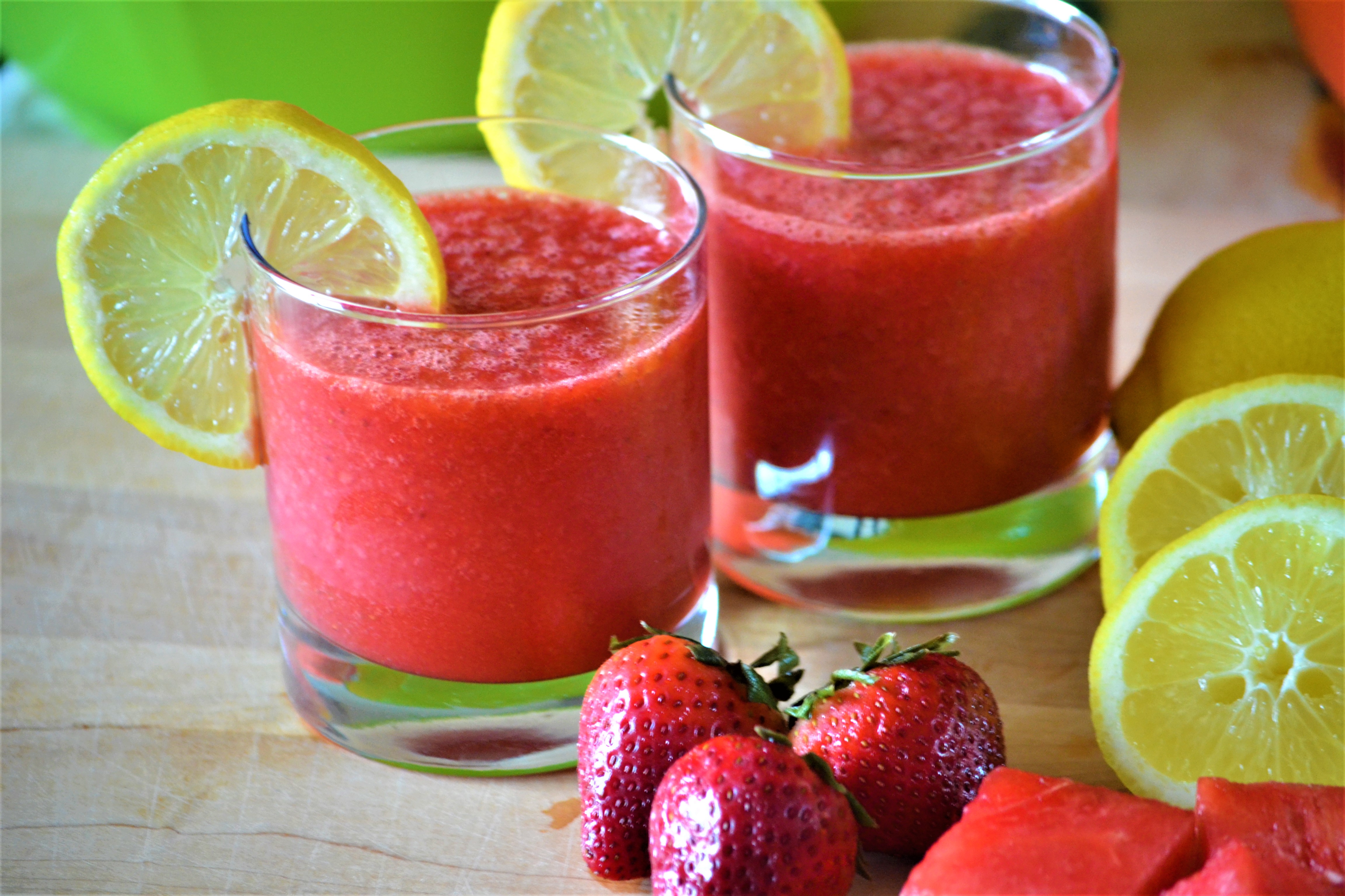 Watermelon and Strawberry Lemonade
