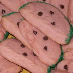 Watermelon Cookies II
