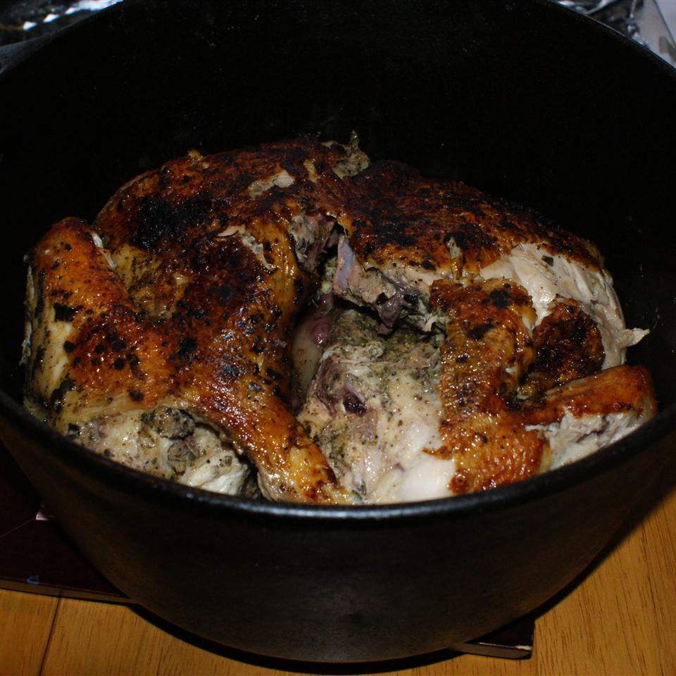 Whole Chicken In a Pan
