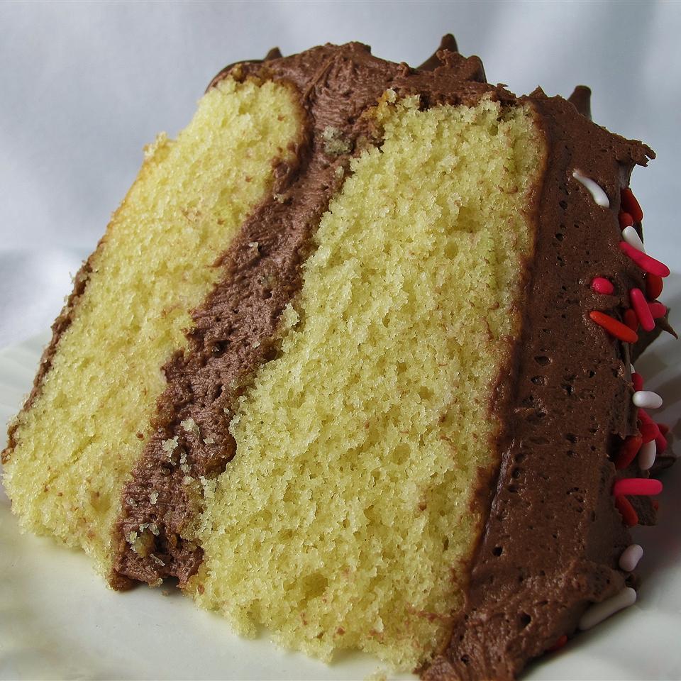 Yellow Cake Made from Scratch