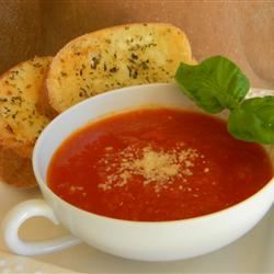 Zesty Tomato Soup for One