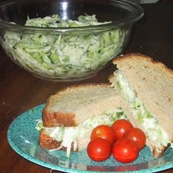 Zucchini Cucumber Salad