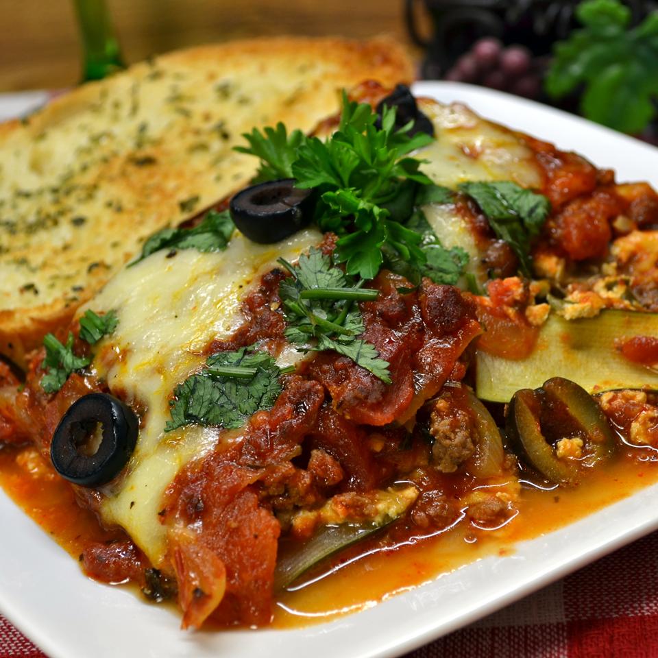 Zucchini Lasagna With Beef and Sausage